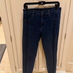 J Brand Dark Blue Skinny Jeans